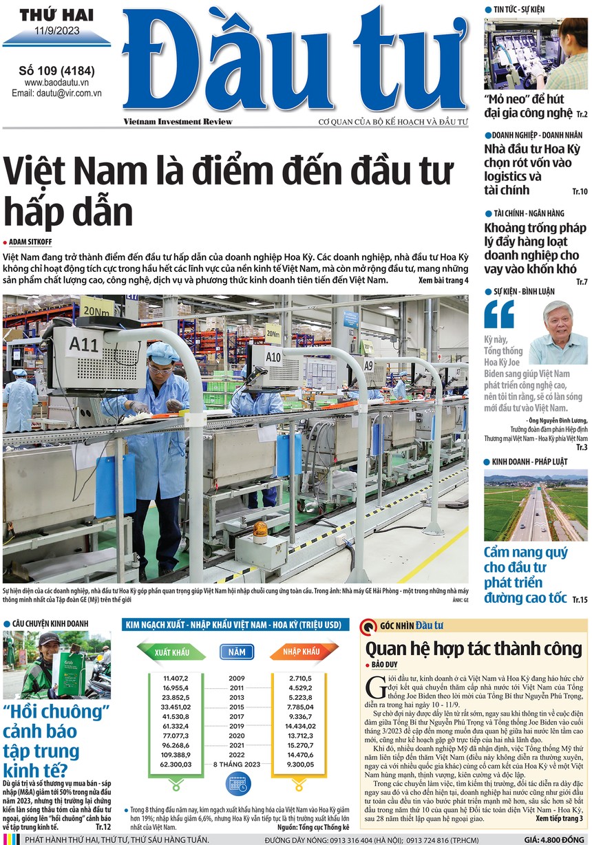 Báo Đầu tư số 109