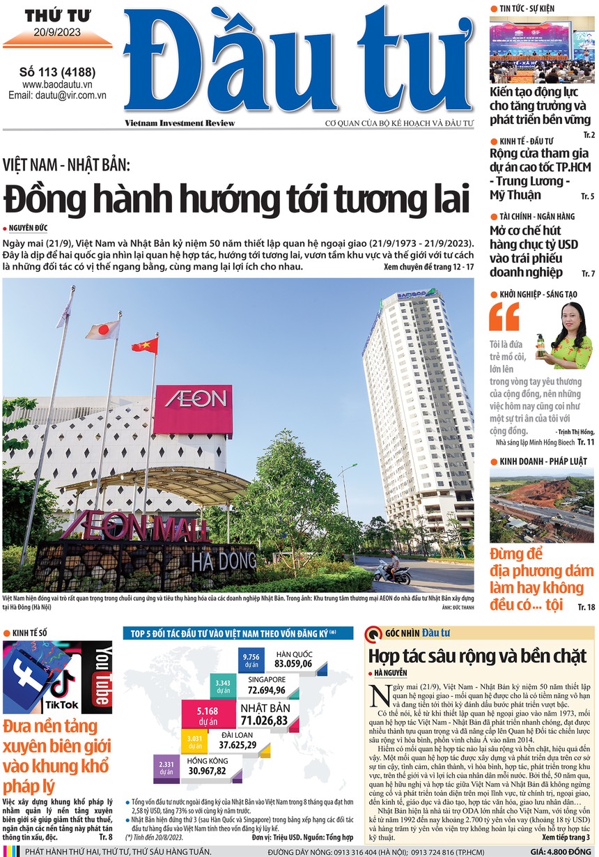 Báo Đầu tư số 113