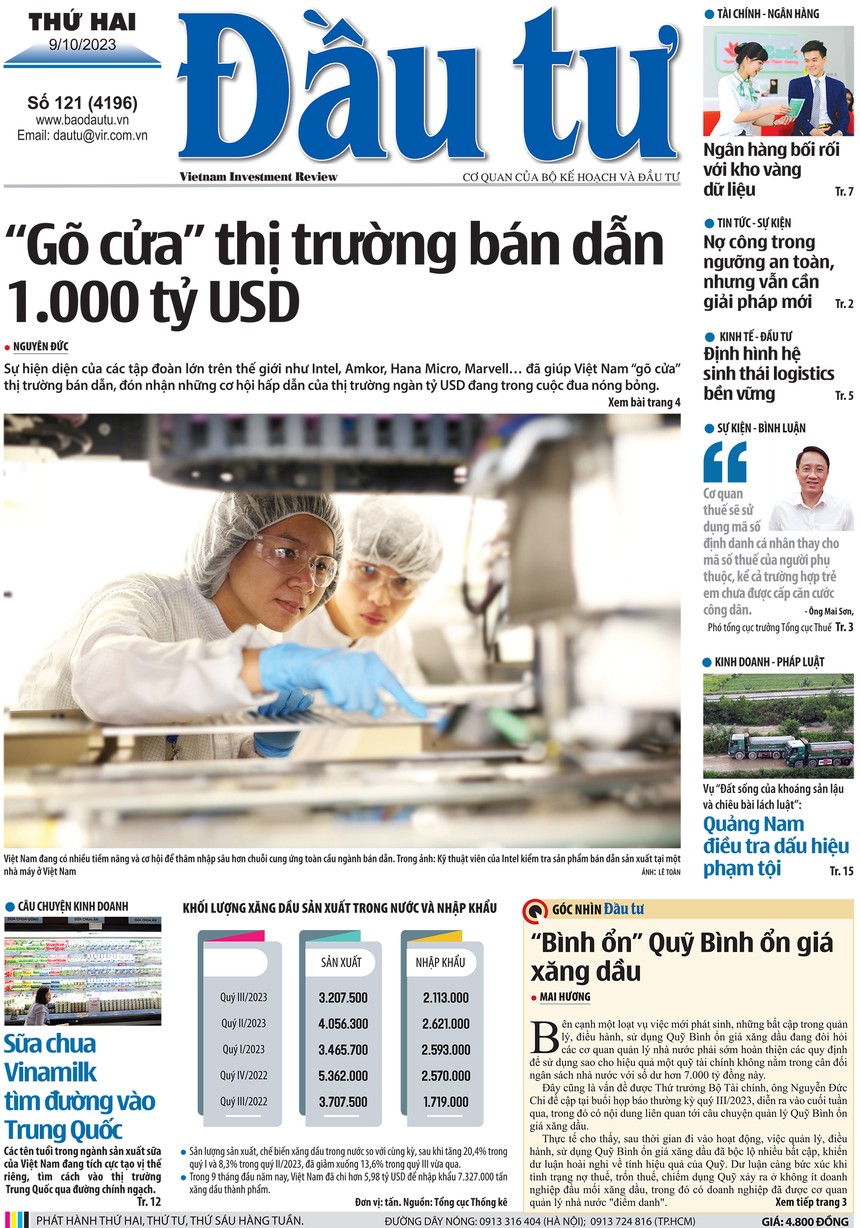 Báo Đầu tư số 121