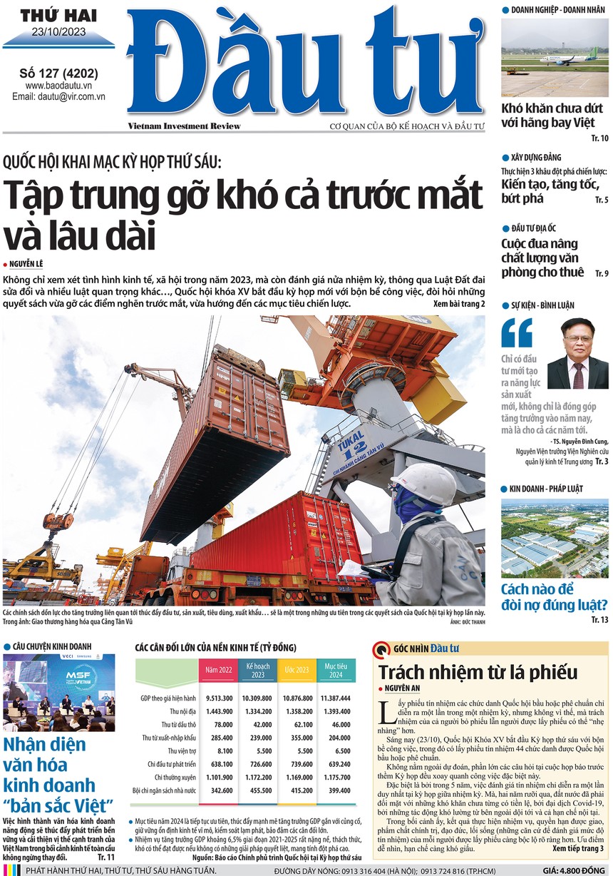 Báo Đầu tư số 127