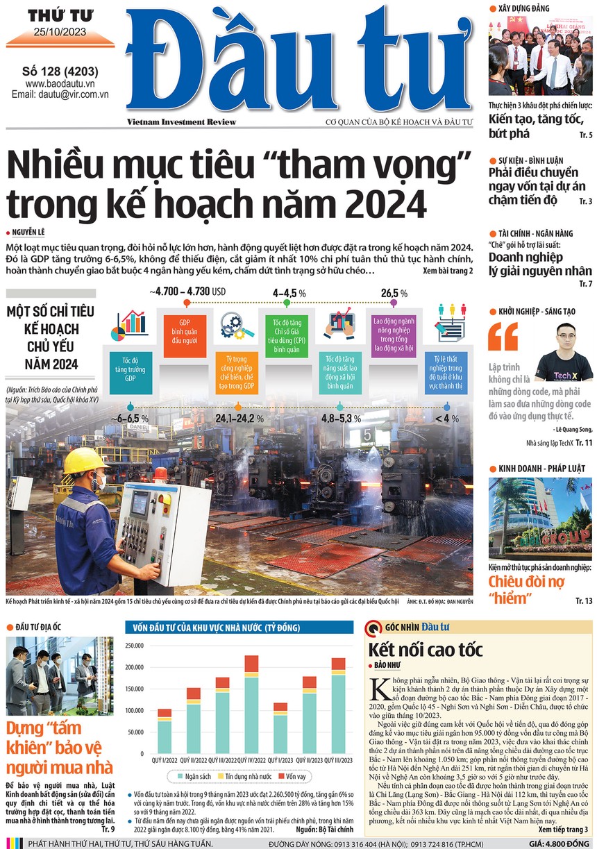 Báo Đầu tư số 128