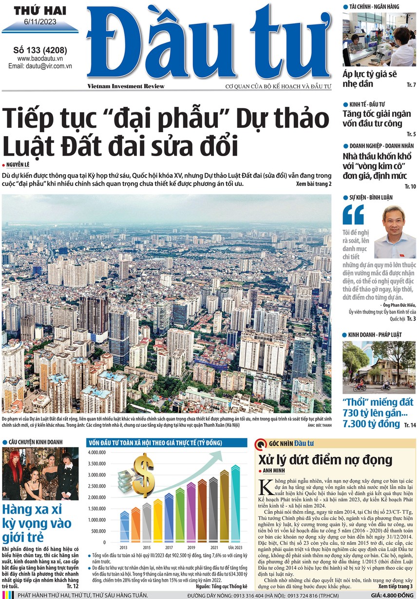 Báo Đầu tư số 133