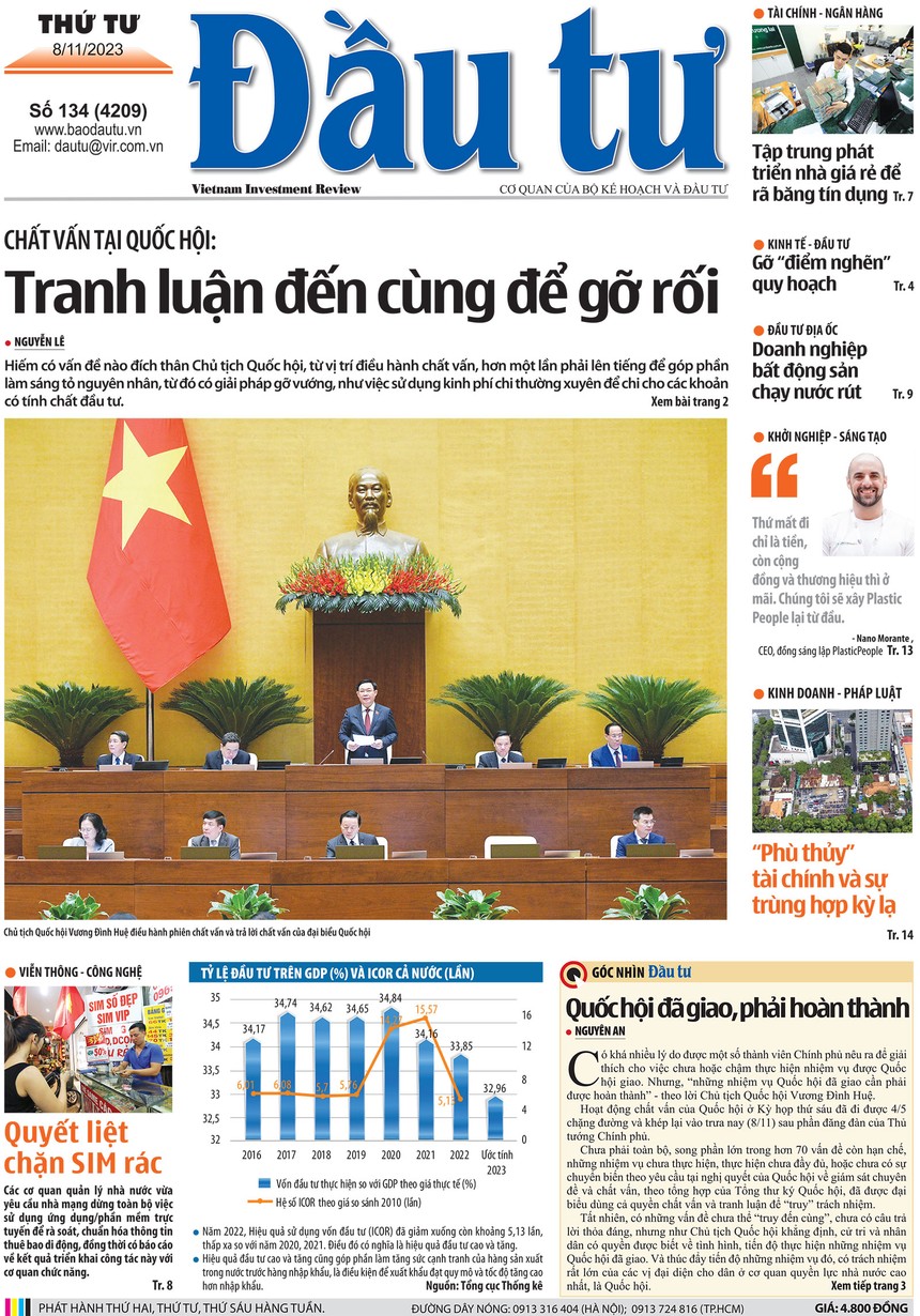 Báo Đầu tư số 134
