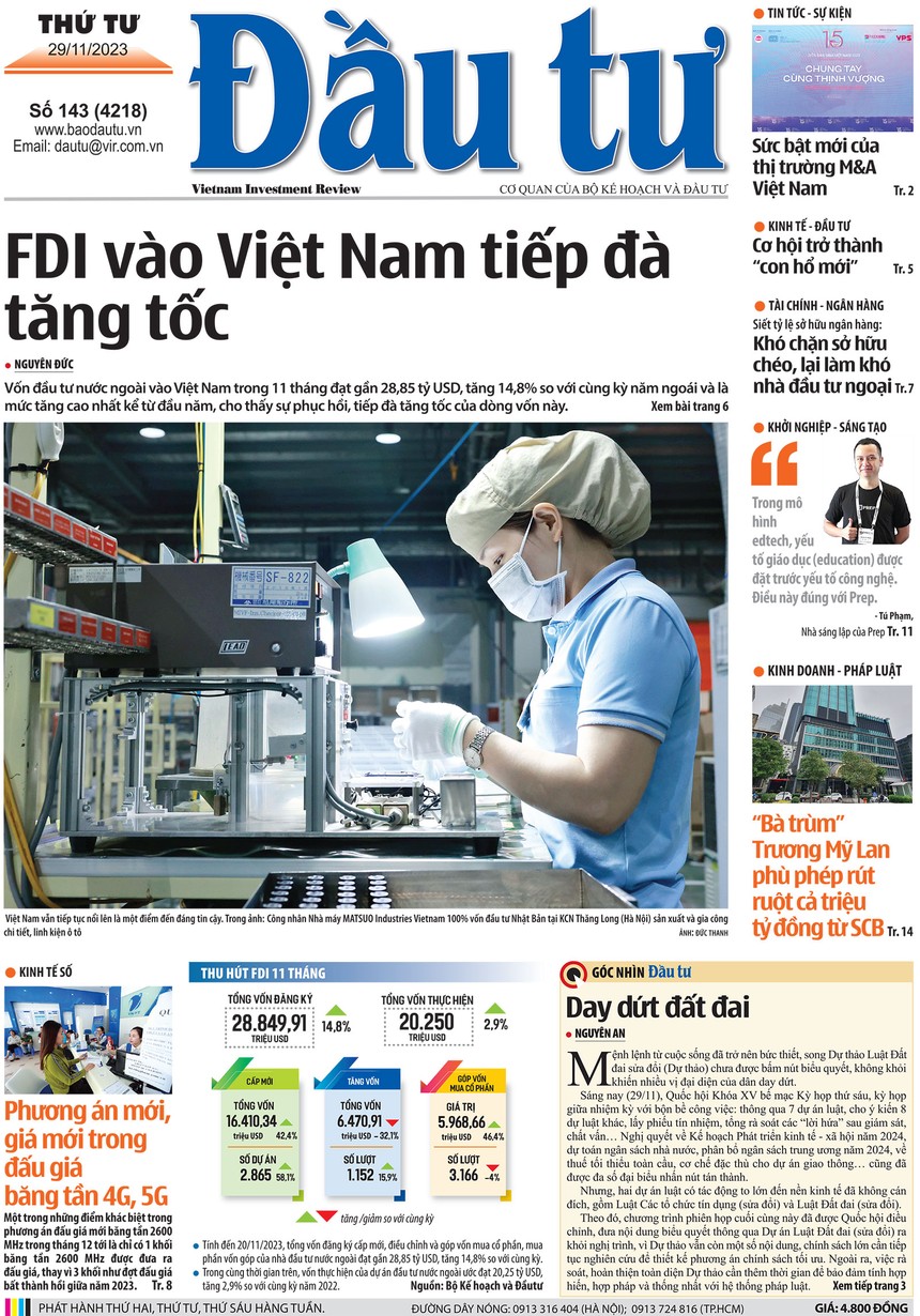 Báo Đầu tư số 143