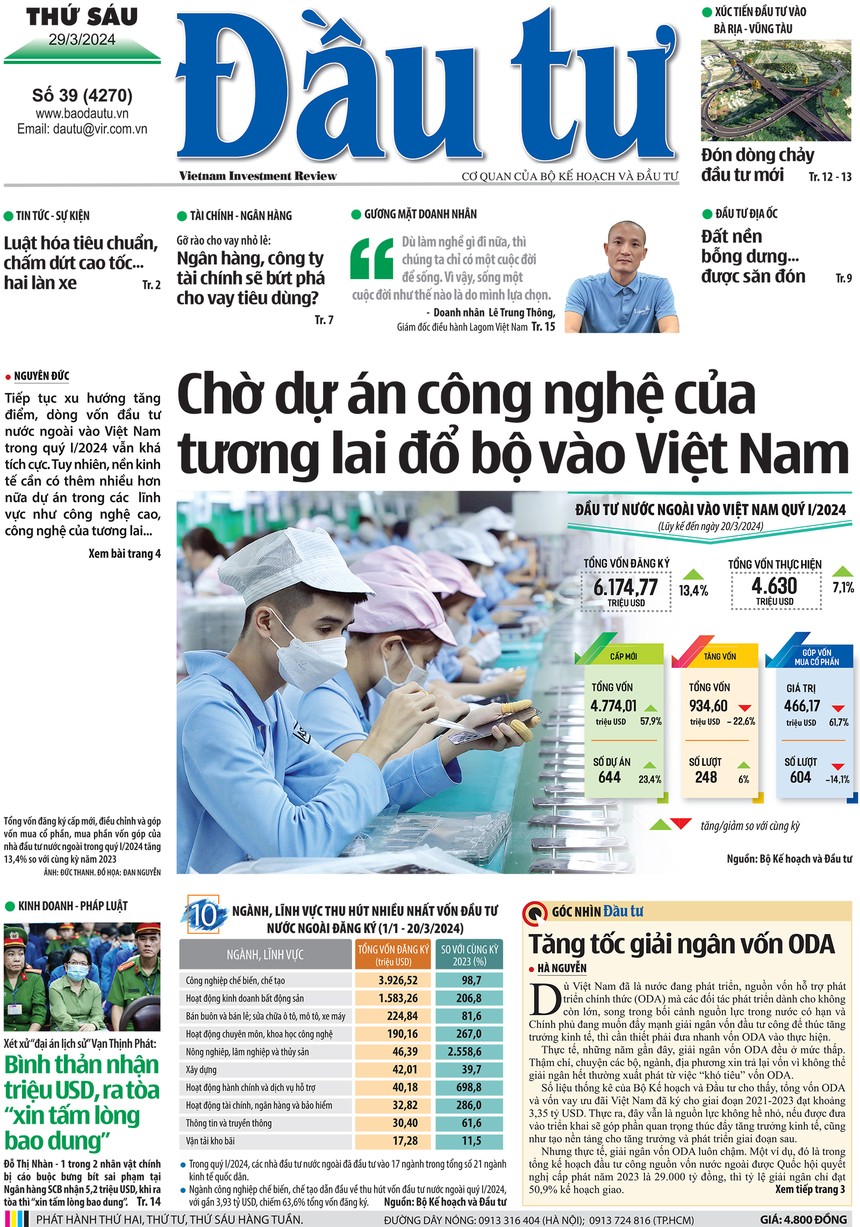 Báo Đầu tư số 39