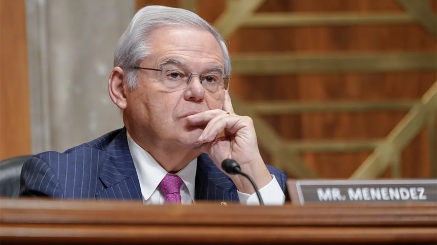 Thượng nghị sĩ Bob Menendez. Ảnh: AP