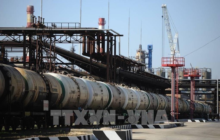 Hệ thống đường ống dẫn khí đốt của Tập đoàn dầu khí Gazprom thuộc Nga. (Ảnh: ITAR-TASS/TTXVN)