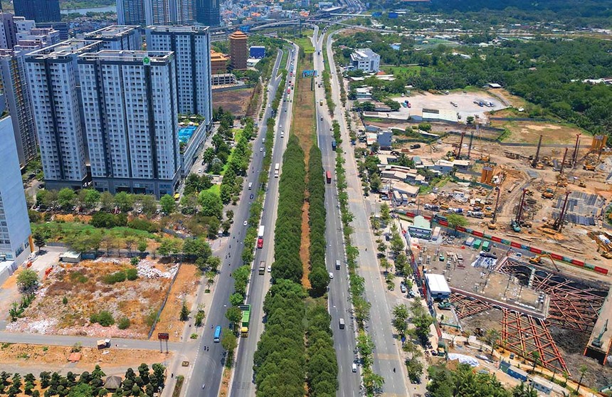 Một dự án của Gamuda Land đang triển khai tại TP. Thủ Đức (TP.HCM) Ảnh: Lê Toàn