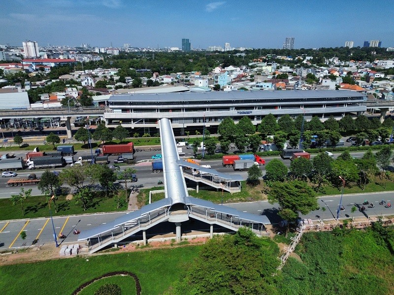 Một số khu đất xung quanh nhà ga metro số 1 (Bến Thành - Suối Tiên) sẽ làm mô hình TOD - Ảnh: Lê Toàn