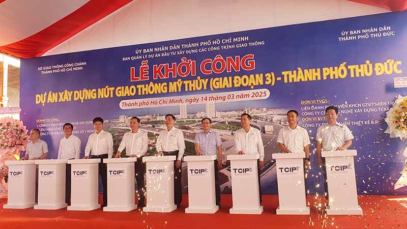 TP.HCM: Khởi công giai đoạn 3 dự án nút giao thông Mỹ Thủy 