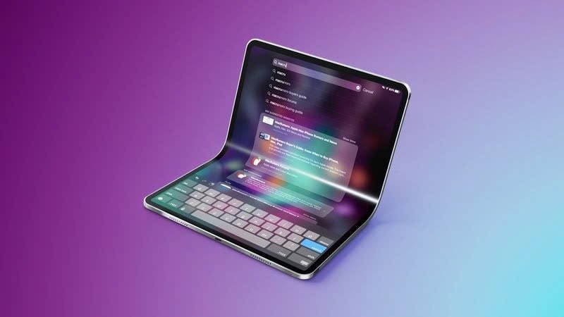 iPad gập sẽ có kích thước tương đương hai chiếc iPad Pro ghép lại. Ảnh: macrumors