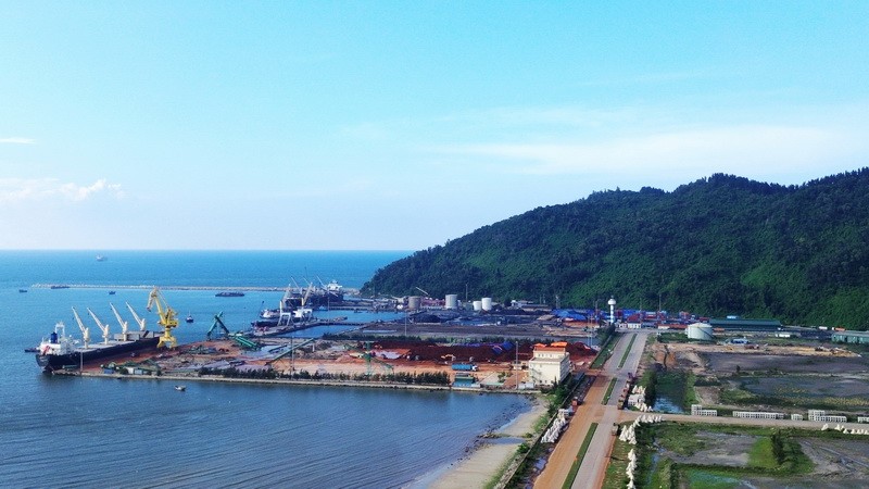 Cảng Chân Mây tại Khu kinh tế Chân Mây - Lăng Cô, TP. Huế. Ảnh: Ngọc Tân