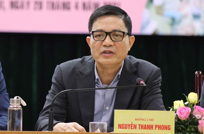 Ông Nguyễn Thanh Phong, thời điểm còn là Cục trưởng Cục An toàn thực phẩm, Bộ Y tế.