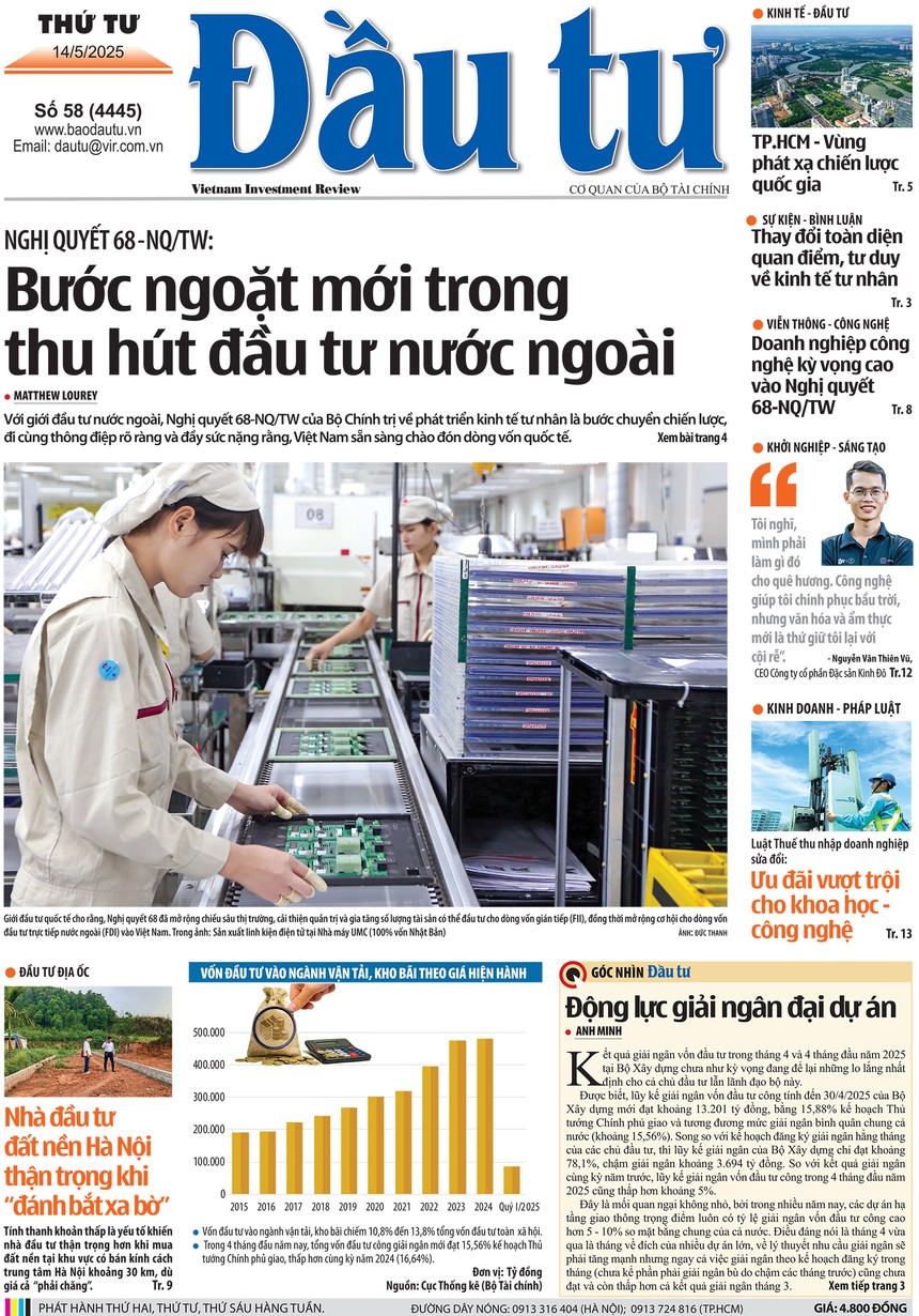 Báo Đầu tư số 58