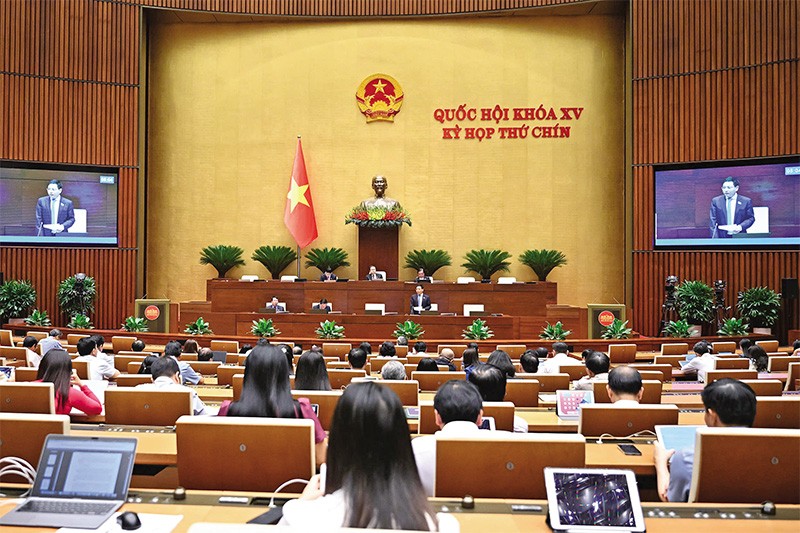 Phiên thảo luận Dự thảo Luật sửa đổi, bổ sung một số điều của Luật Quy hoạch tại nghị trường Quốc hội