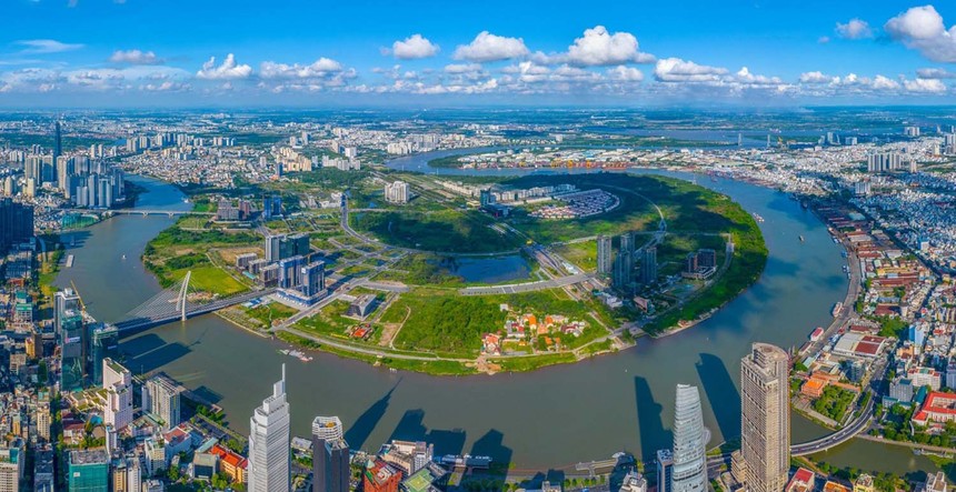 Ba lô đất ký hiệu 1-2, 1-3, 3-5 tại khu đô thị mới Thủ Thiêm đấu giá trong năm nay dự kiến có giá khởi điểm trên 5.000 tỷ đồng.