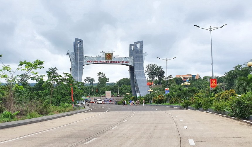 Khu kinh tế Cửa khẩu Quốc tế Lệ Thanh, tỉnh Gia Lai. Ảnh: Ngọc Tân