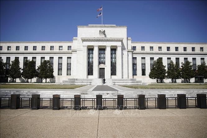 Trụ sở Cục Dự trữ liên bang Mỹ (Fed) ở Washington, DC. Ảnh: THX/TTXVN