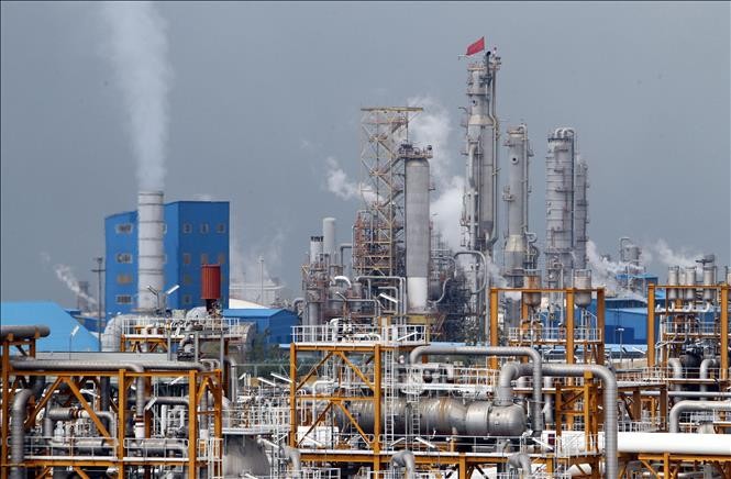 Cơ sở khai thác khí đốt South Pars ở cảng Assaluyeh, miền Nam Iran. Ảnh: AFP/TTXVN