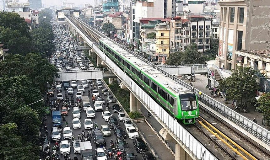 Đường sắt đô thị Cát Linh - Hà Đông (Hà Nội).