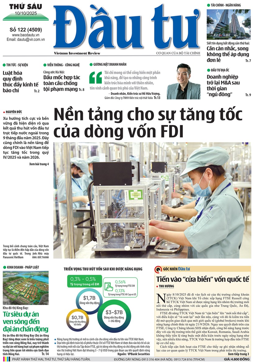 Báo Đầu tư số 122