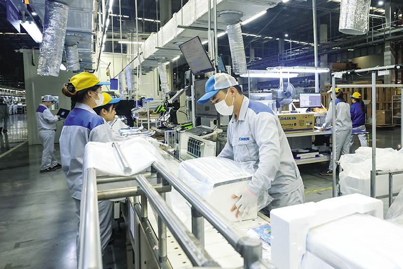 Nhà máy sản xuất của Daikin (Nhật Bản) tại Việt Nam. Ảnh: Đức Thanh