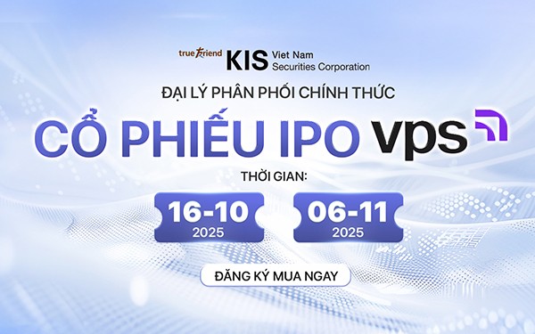Chứng khoán KIS là đại lý phân phối cổ phiếu IPO của VPS