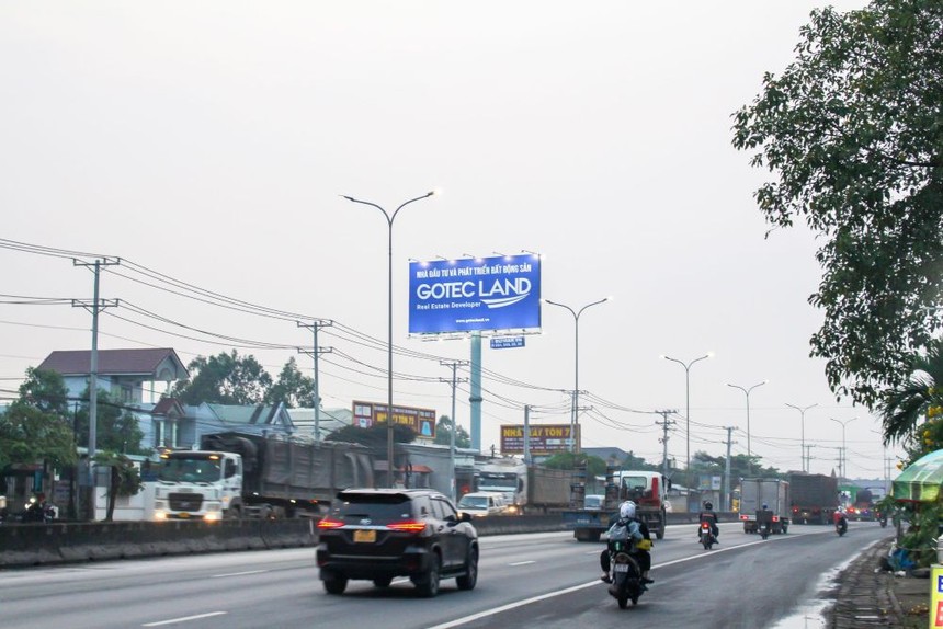 Một đoạn Quốc lộ 51 hiện hữu. 