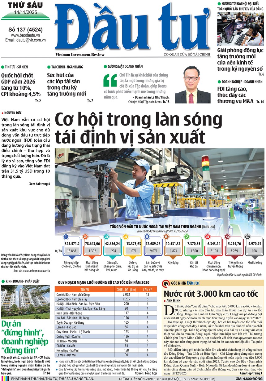 Báo Đầu tư số 137