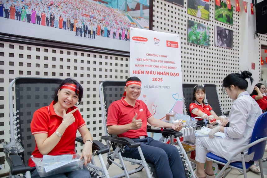 Dai-ichi Life Việt Nam tiếp tục triển khai Chương trình Hiến máu nhân đạo 2025 tại TP. Hà Nội 