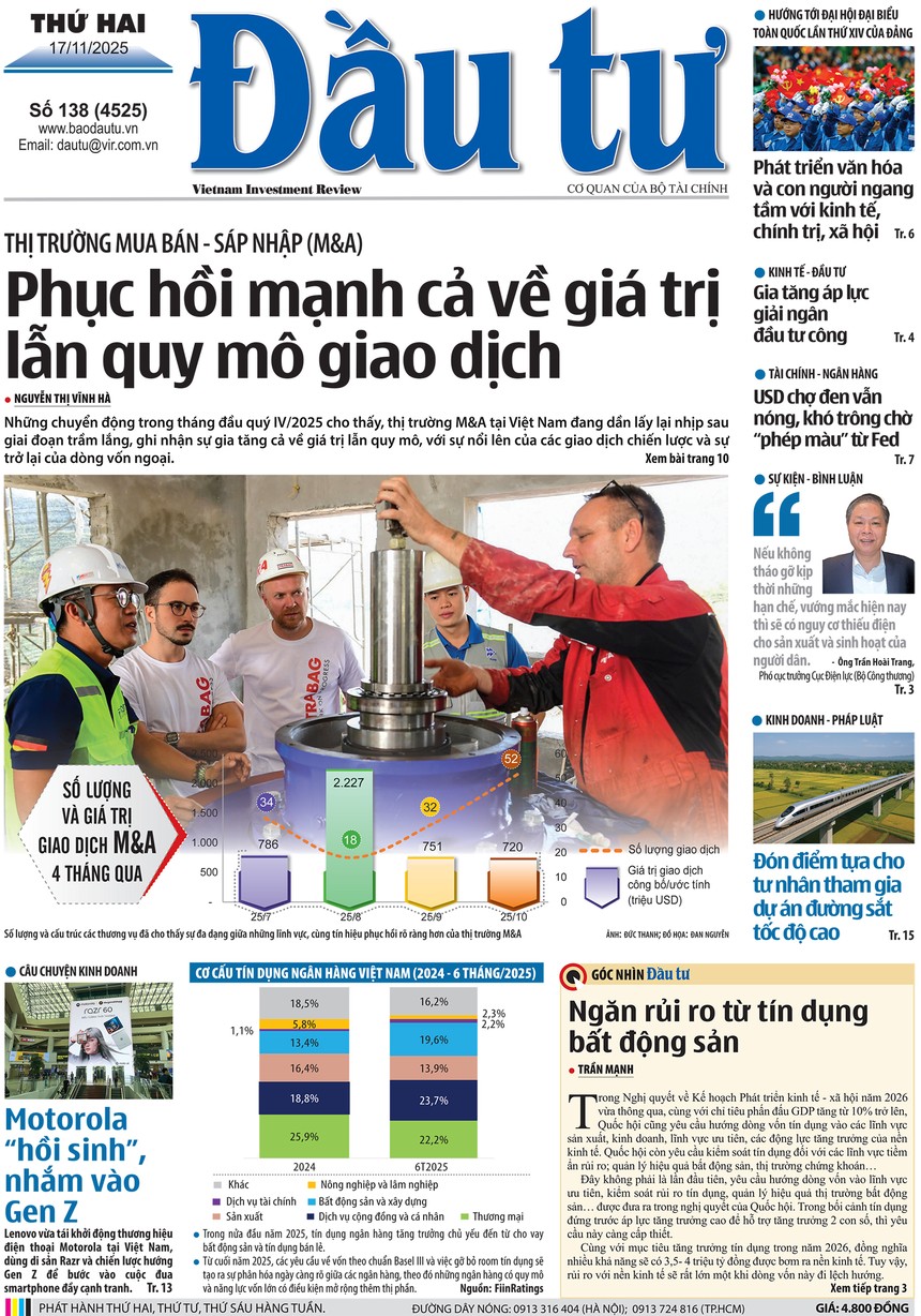 Báo Đầu tư số 138