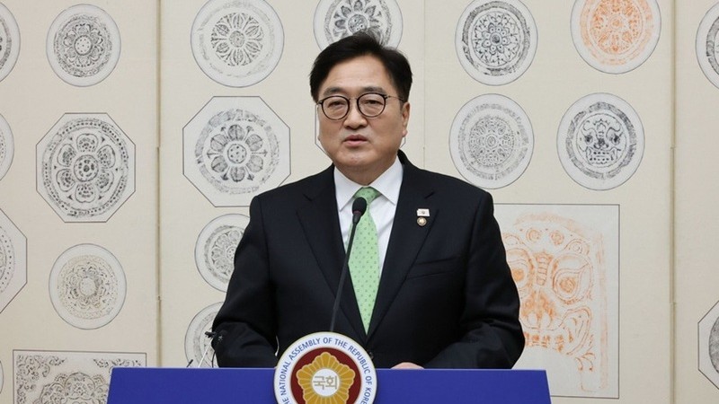 Chủ tịch Quốc hội Đại Hàn Dân Quốc Woo Won Shik. (Nguồn: Yonhap/TTXVN).