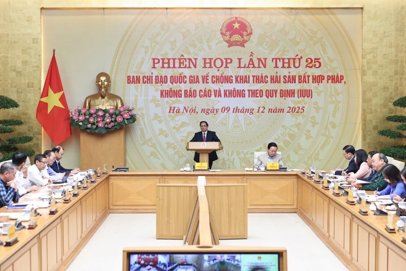 Thủ tướng Phạm Minh Chính chủ trì cuộc họp. Ảnh: VGP.