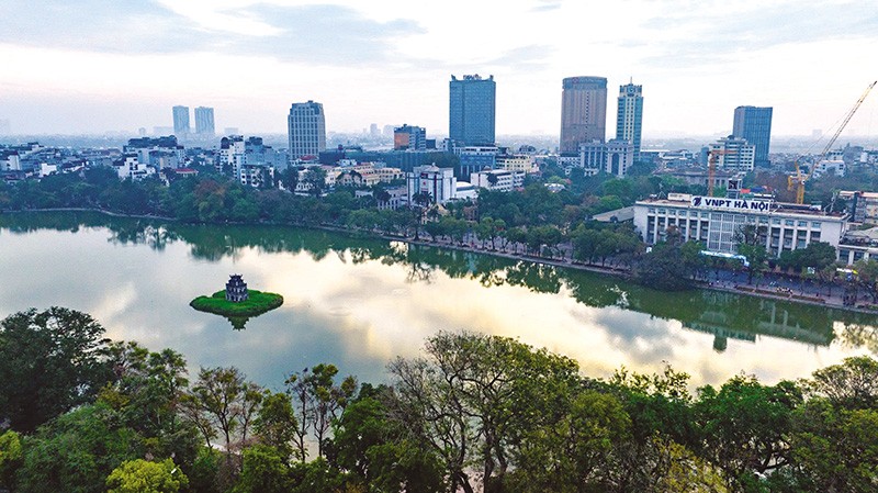 Hà Nội thuộc nhóm các địa phương ước tăng trưởng GRDP từ 8% trở lên. Ảnh: Đức Thanh 