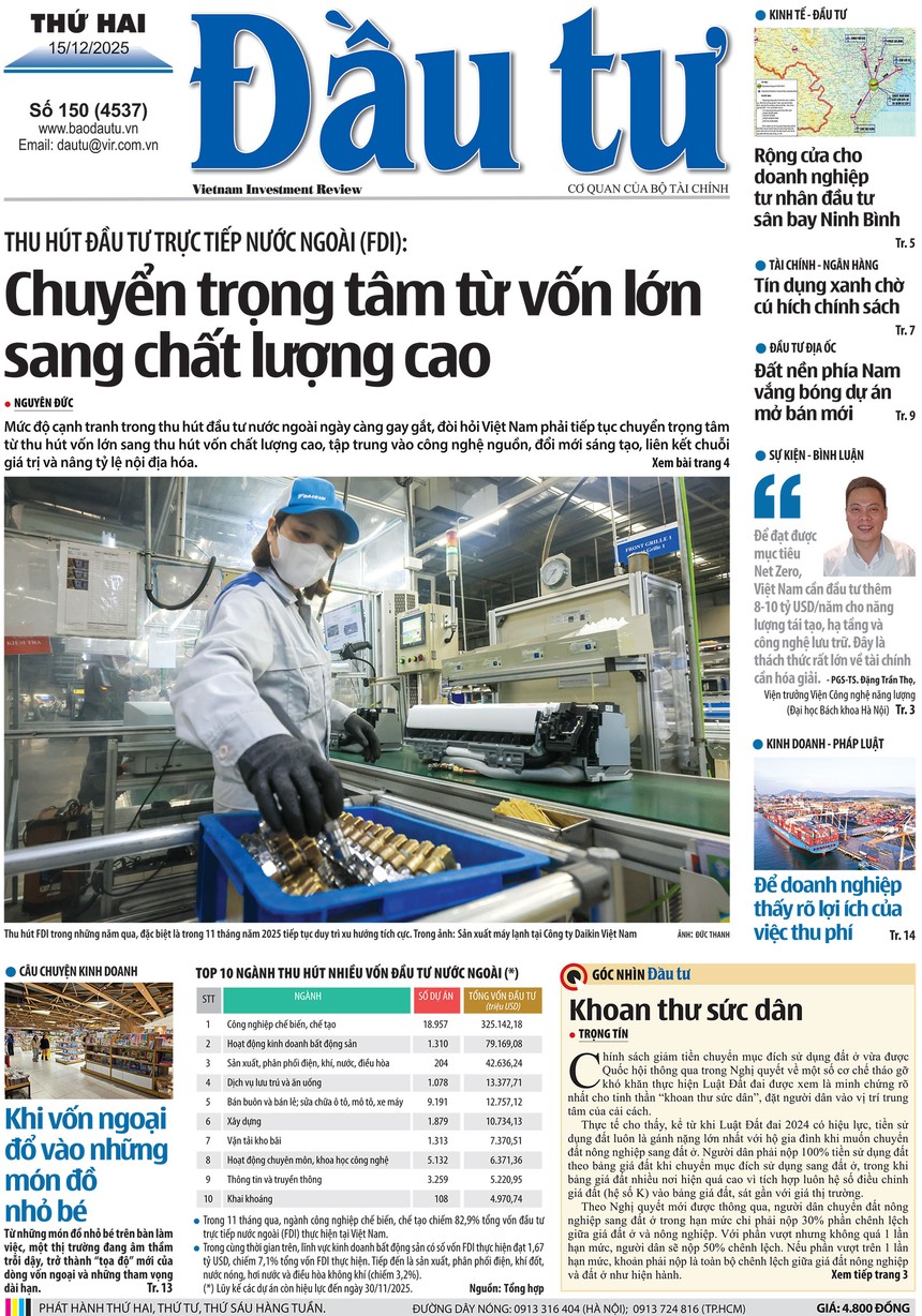 Báo Đầu tư số 150