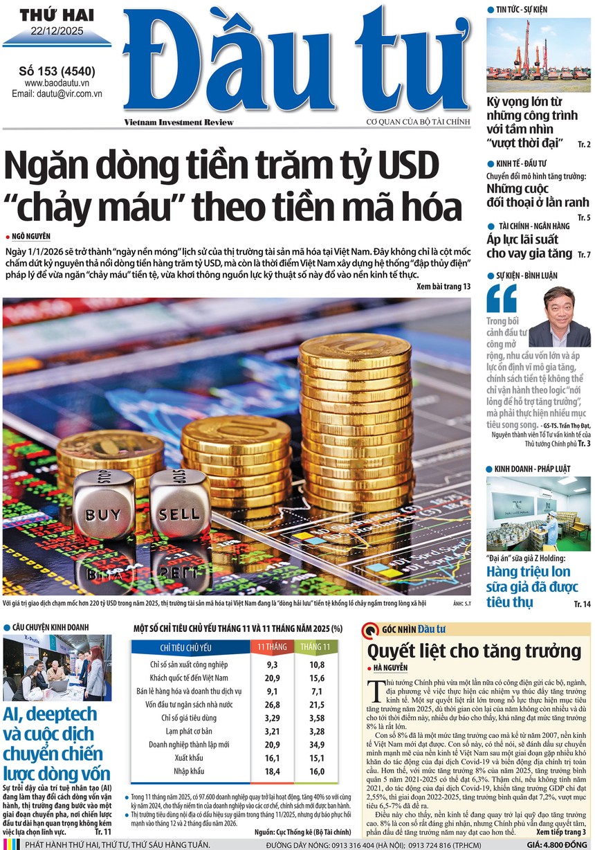 Báo Đầu tư số 153