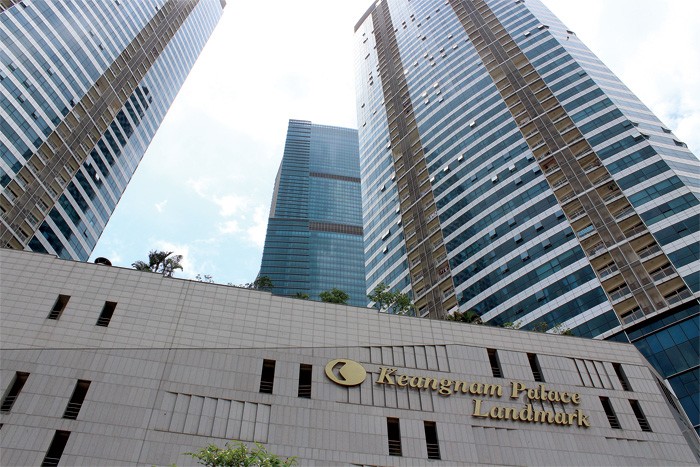 Dự án Keangnam Landmark dù được coi là biểu tượng của vốn ngoại vào bất động sản, nhưng cũng gặp nhiều tai tiếng.
Ảnh: Hoài Nam
