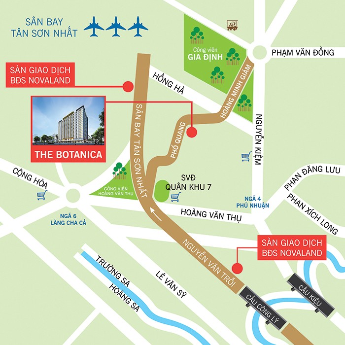 Chỉ cần thanh toán từ 166 triệu đồng để sở hữu ngay căn hộ The Botanica gần Công viên Gia Định và Sân bay Tân Sơn Nhất
