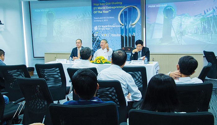 Họp báo giới thiệu Giải thưởng EY World Entrepreneur of The Year 2014
