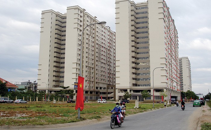 Ngoài xây dựng dự án chung cư để bán, nhiều doanh nghiệp địa ốc phía Nam còn thực hiện cả hình thức cho thuê mua.
Ảnh: Lê Toàn