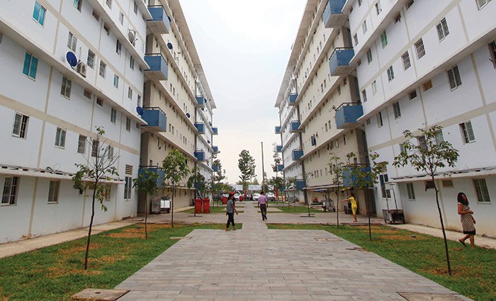 Đầu tư vào dự án nhà ở xã hội có lợi nhuận thấp, nhưng ổn định và an toàn hơn dự án nhà ở thương mại.
Ảnh: Lê Toàn