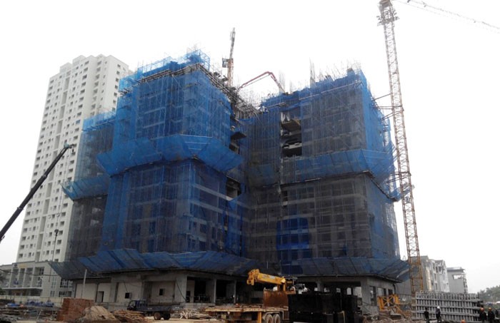 Dự án Goldmark City (Quận Bắc Từ Liêm) có tiến độ tốt, nhưng chủ đầu tư vẫn rất thận trọng trong việc tăng giá bán 
