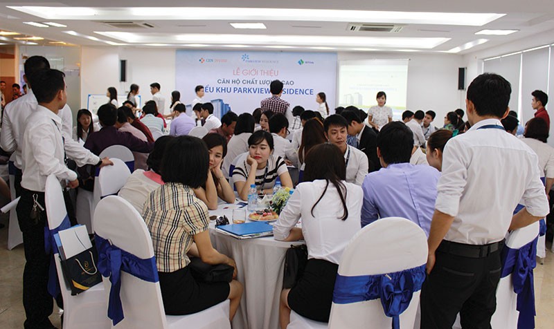 Một buổi lễ mở bán Dự án Parkview Residence .
