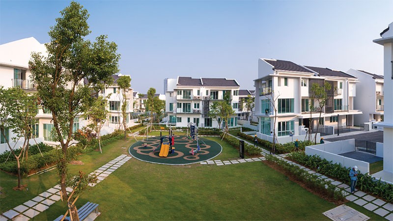 Một góc Khu đô thị Park City 
