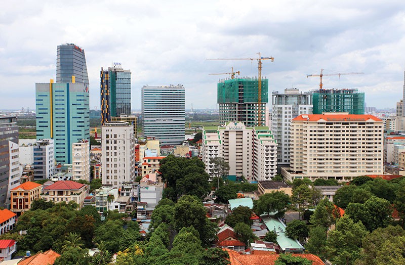 Định hướng quy hoạch bất động sản TP. HCM hiện nay còn khập khiễng.
ảnh: Lê Toàn