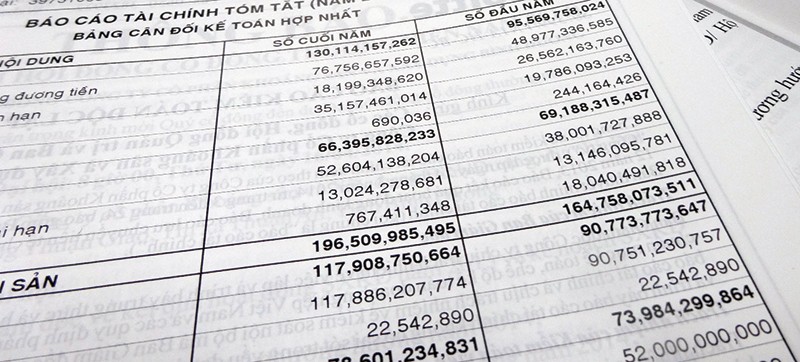 Trên TTCK Việt Nam từng diễn ra nhiều vụ việc bị cho là xào xáo số liệu 
