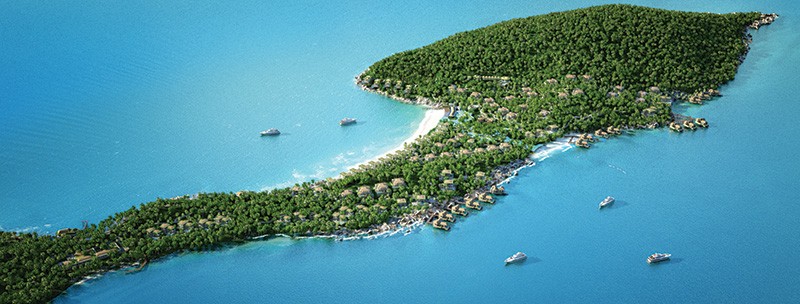 Toàn cảnh Premier Village Phu Quoc Resort tại 
Mũi Ông Đội - Phú Quốc