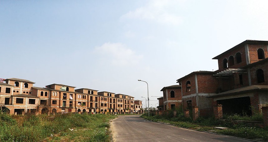 Tình trạng đìu hiu tại dự án Nam An Khánh của Sudico 
đã kéo dài nhiều năm nay