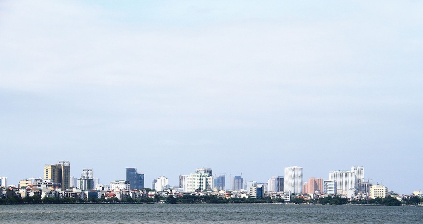 Quận Tây Hồ, Hà Nội là nơi tập trung nhiều căn hộ dịch vụ do người dân tự 
khai thác. Ảnh: Thanh Huyền