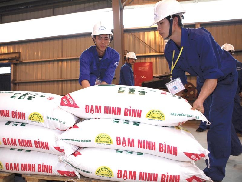 Nhà máy Đạm Ninh Bình hiện đang hoạt động được là do khách hàng ứng trước tiền. Ảnh: Đức Thanh
